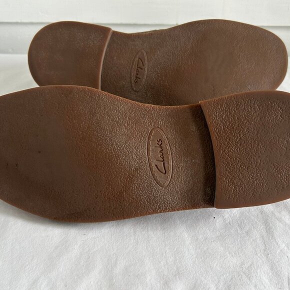 Clarks Bushacre Rand Chukka Boots Brown Leather Lace Up Mens Shoes 10M main image 10